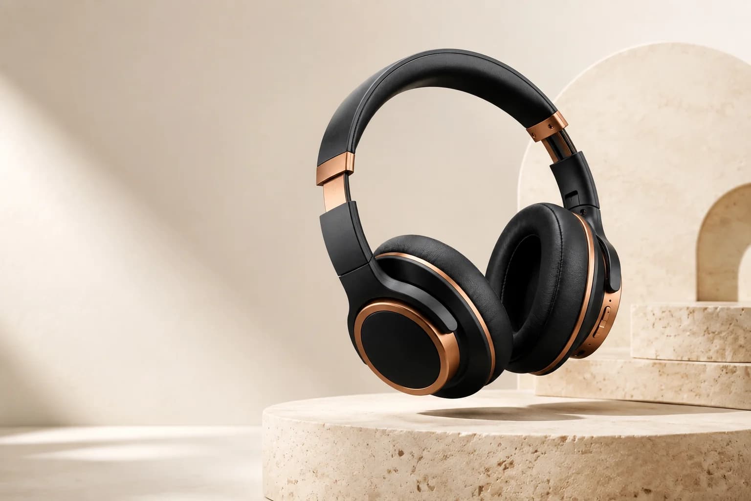 Headphone Studio Bronze em destaque